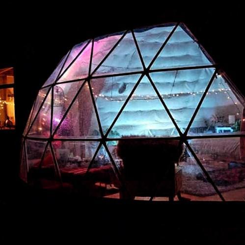 ホテル 1 Waipu Off-Grid Eco Seaview Geodesic Glamping Dome エクステリア 写真